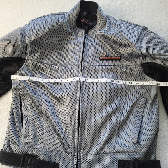 Motoboss Heavy Duty Motorcycle Jacket with Padding Men's Size Large - Picture 12 of 15